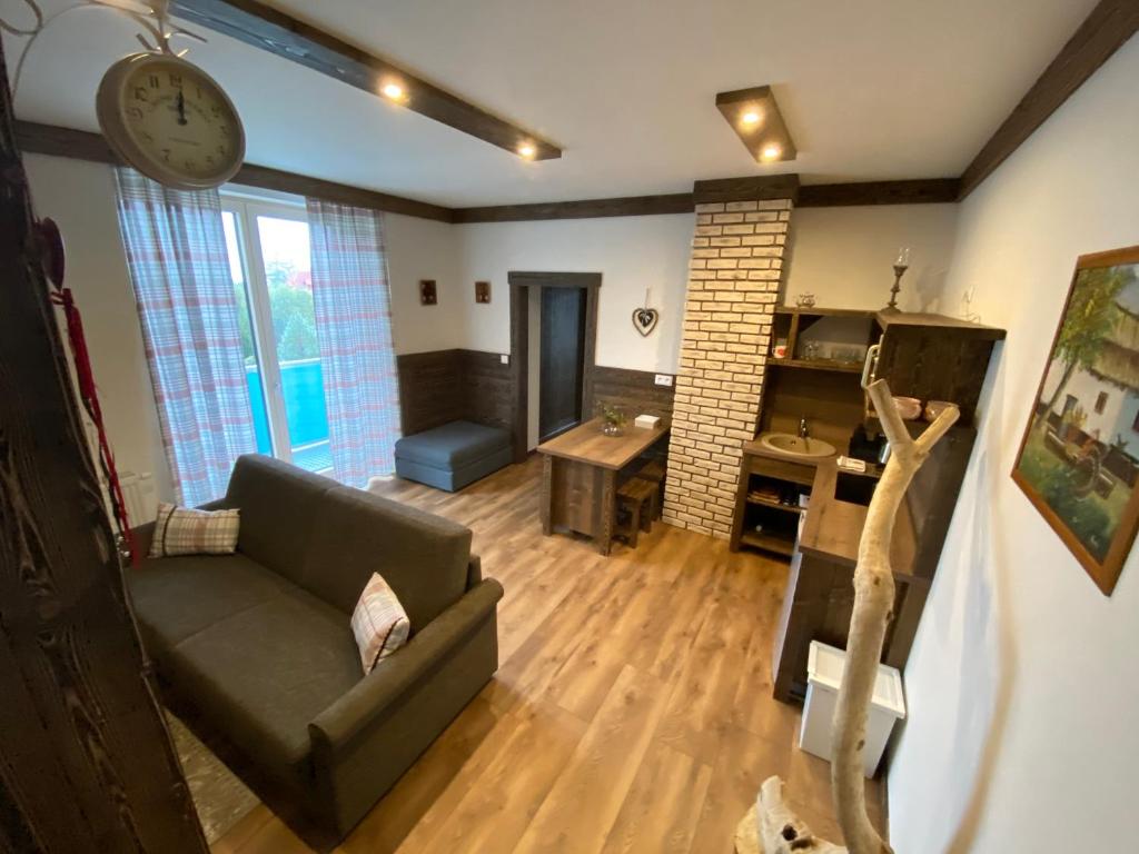 Posezení v ubytování Apartmány Veternica v Bernarde