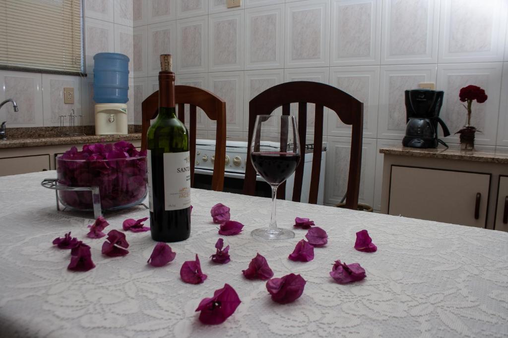 Nápoje v ubytování Apart Hotel Água Limpa