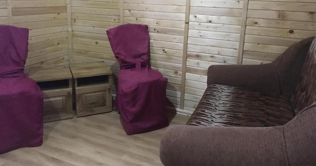 Posezení v ubytování Садиба 2 Підкова чан та сауна