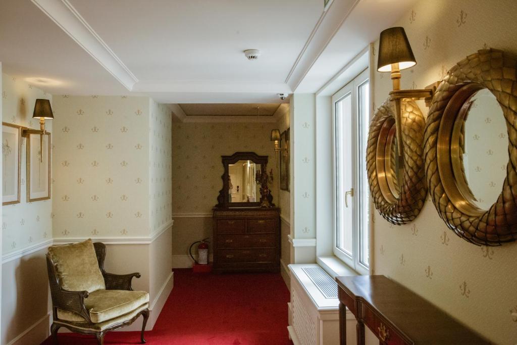 Posezení v ubytování Ebel Boutique Hotel
