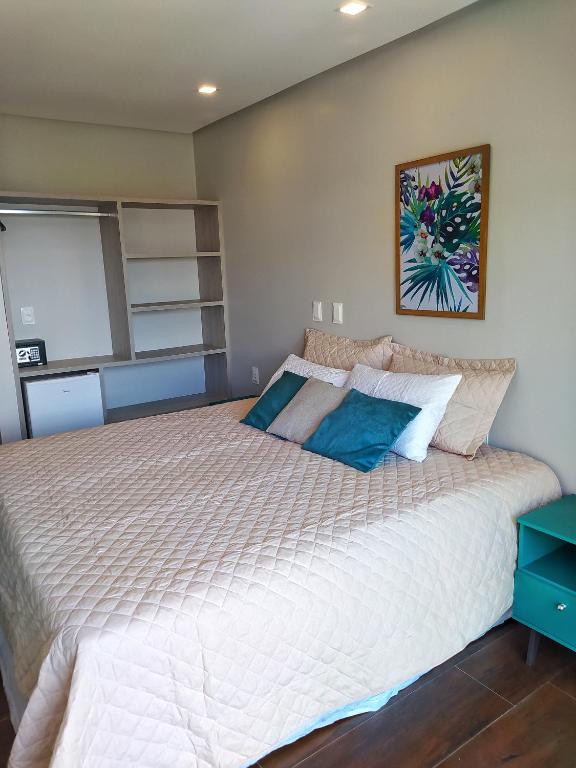 Uma cama ou camas num quarto em Pousada Vila Dos Mares