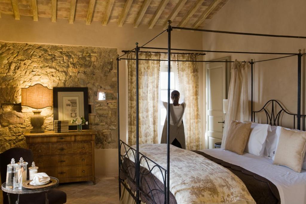 Postel nebo postele na pokoji v ubytování Relais Sant'Elena