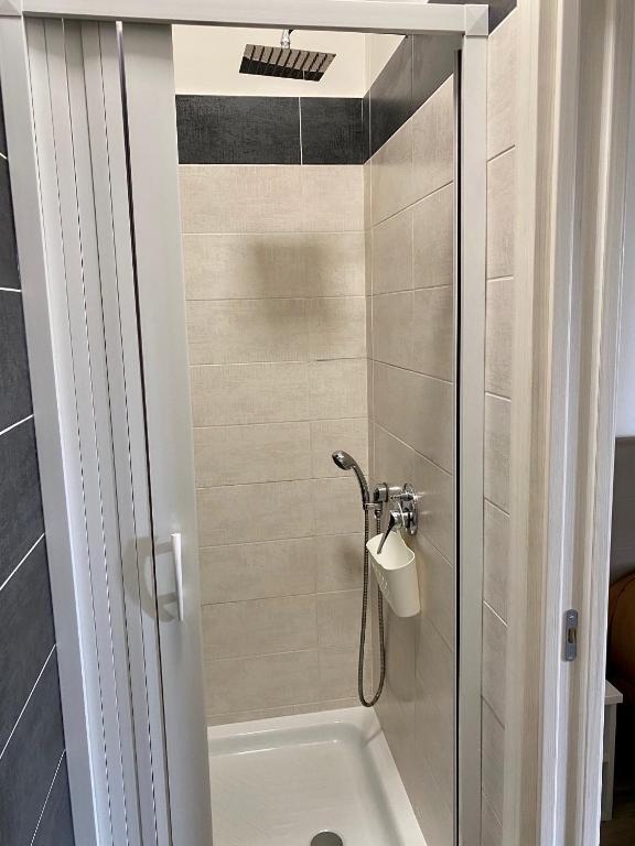 Koupelna v ubytování Caruso Rooms
