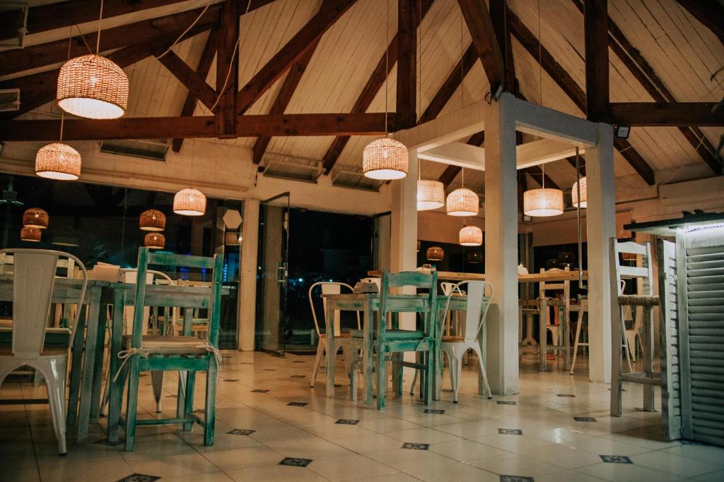 Restaurace v ubytování Posada del Navegante