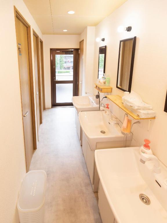 Koupelna v ubytování Guesthouse Sensu