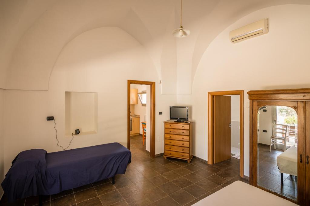Posteľ alebo postele v izbe v ubytovaní Cottage a 5 minuti dal mare