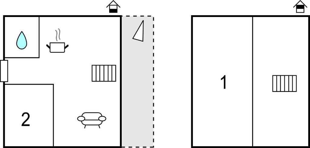 un diagrama esquemático de un laboratorio con cuatro resultados diferentes en Gorgeous Home In Rudolstadt With Swimming Pool, en Rudolstadt