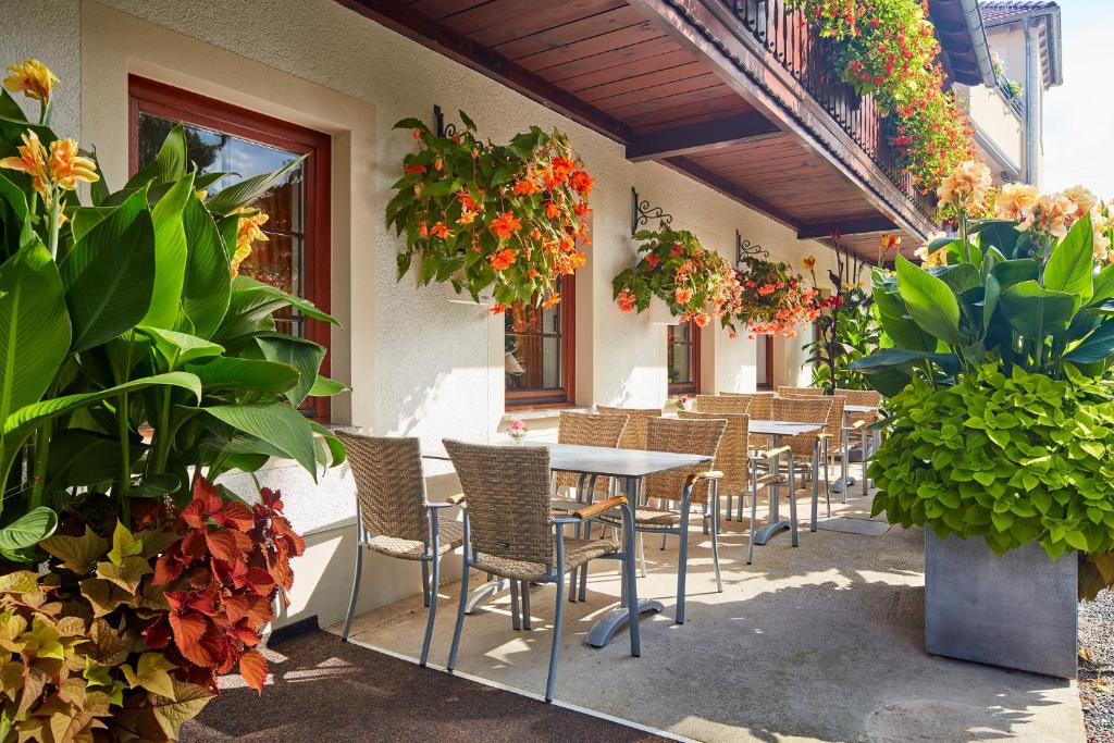 Zahrada ubytování Hotel garni Sonnenhof