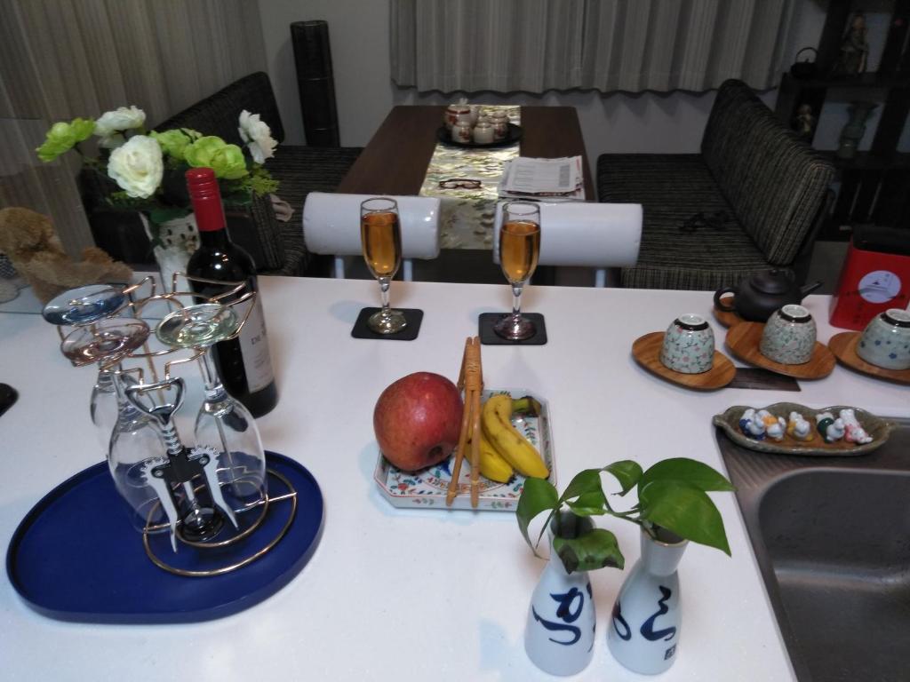 Nápoje v ubytování guest house 鎌倉記憶