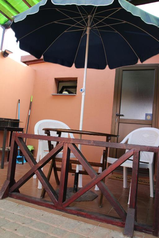 Patio alebo iná vonkajšia časť ubytovania Tamaragua Beach Studio