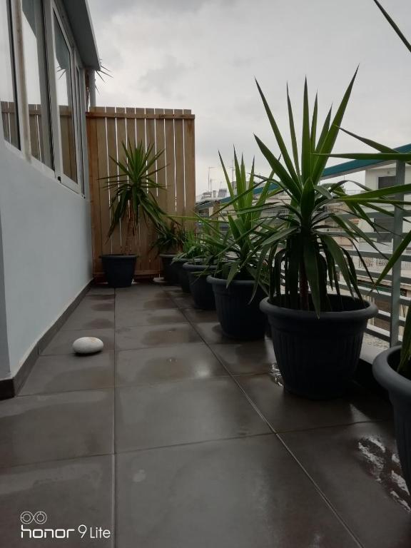 A balcony or terrace at Myron Apartments