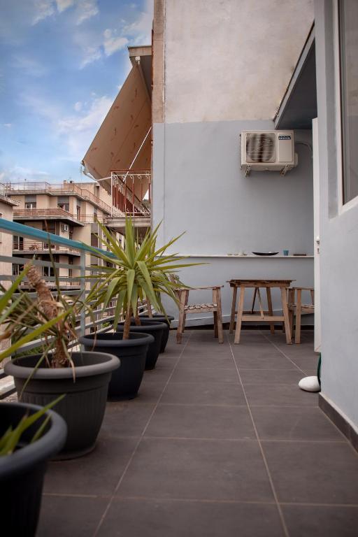 A balcony or terrace at Myron Apartments