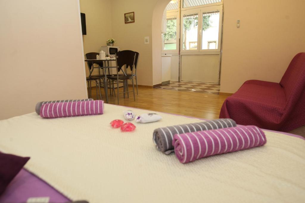 Posezení v ubytování Miriam Rooms Zadar