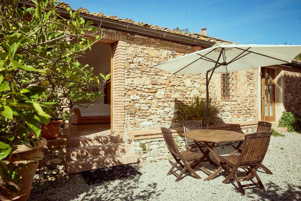 Patio nebo venkovní prostory v ubytování Agriturismo Villa Buoninsegna