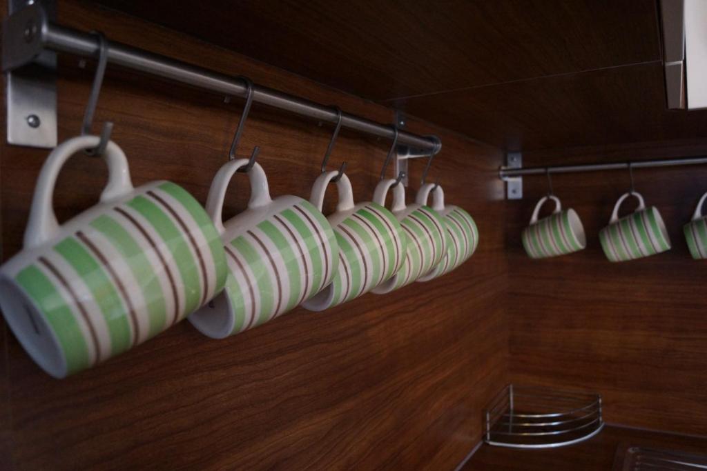 Kuchyň nebo kuchyňský kout v ubytování Chalet Olympia