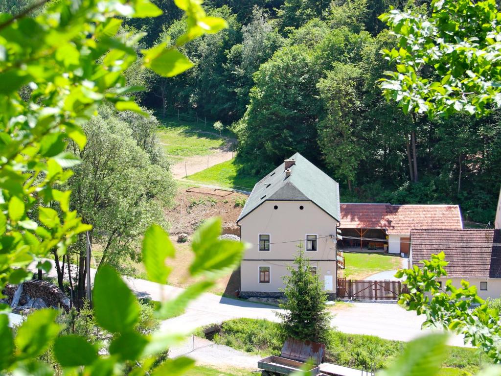 Ogród w obiekcie Penzion Starý Pivovar