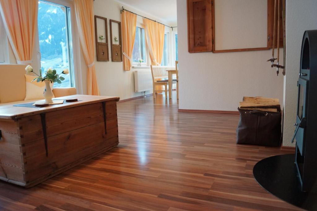 Kuchyň nebo kuchyňský kout v ubytování Chalet Olympia
