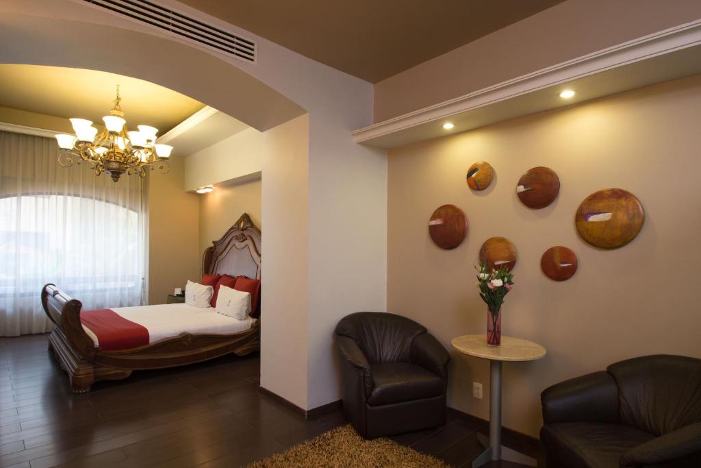 Postel nebo postele na pokoji v ubytování Hotel Celta