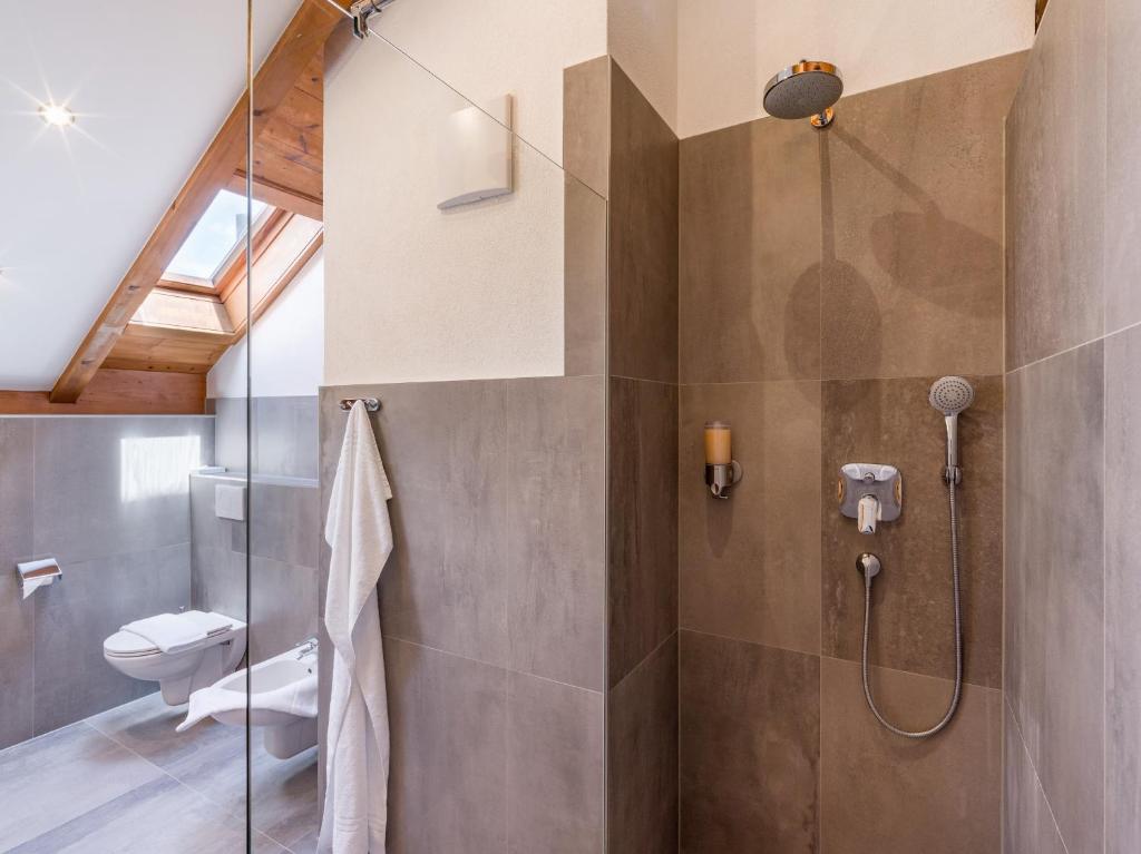 Łazienka w obiekcie Hotel Gänsleit