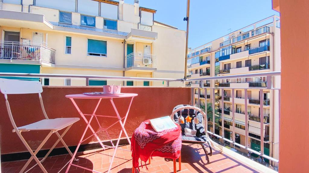 Balkon lub taras w obiekcie Babyaccommodation Family Panoramic II