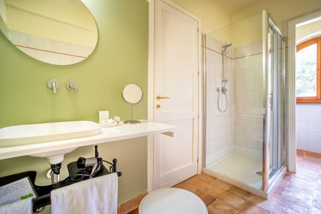 Kúpeľňa v ubytovaní Torrenova di Assisi Country House