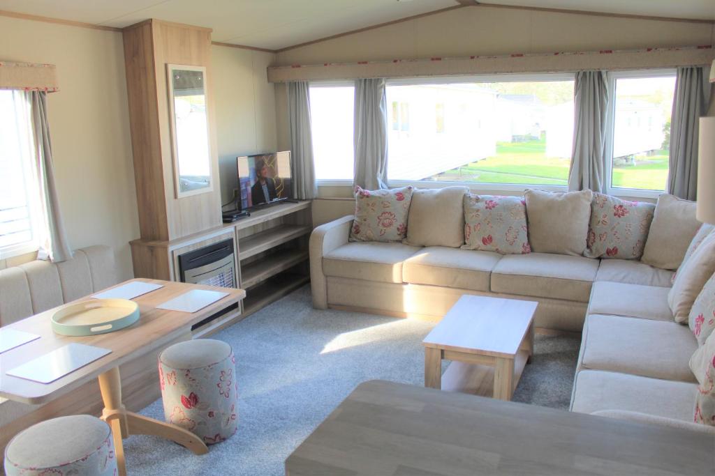 
A seating area at Holiday Home at Newquay Bay Resort
