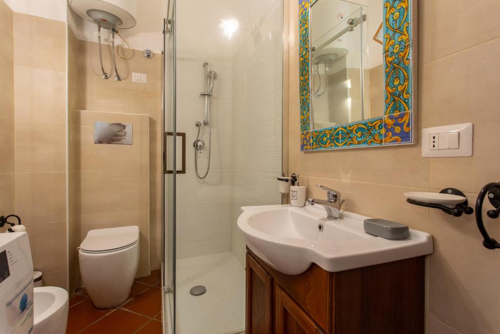 A bathroom at Le Dimore del Mito - Atalanta