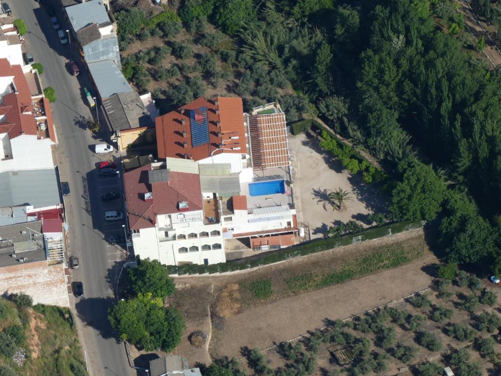 Letecký snímek ubytování Hotel Avenida