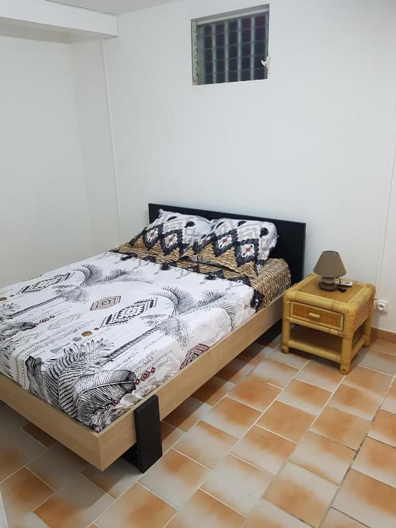 Postel nebo postele na pokoji v ubytování Appartement de la Baie