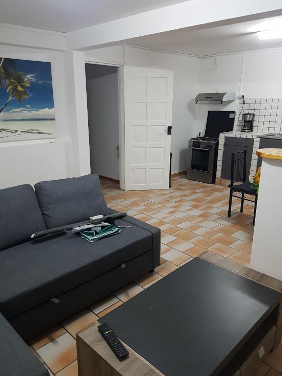 Kuchyň nebo kuchyňský kout v ubytování Appartement de la Baie