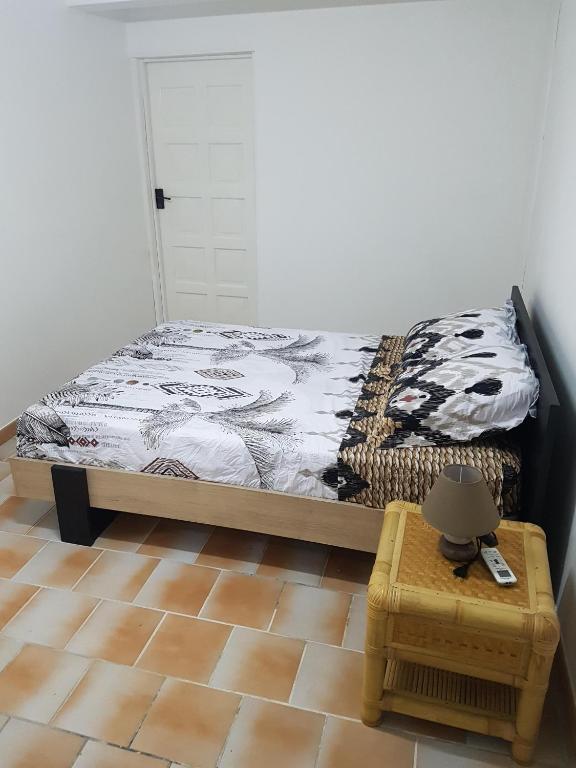 Postel nebo postele na pokoji v ubytování Appartement de la Baie
