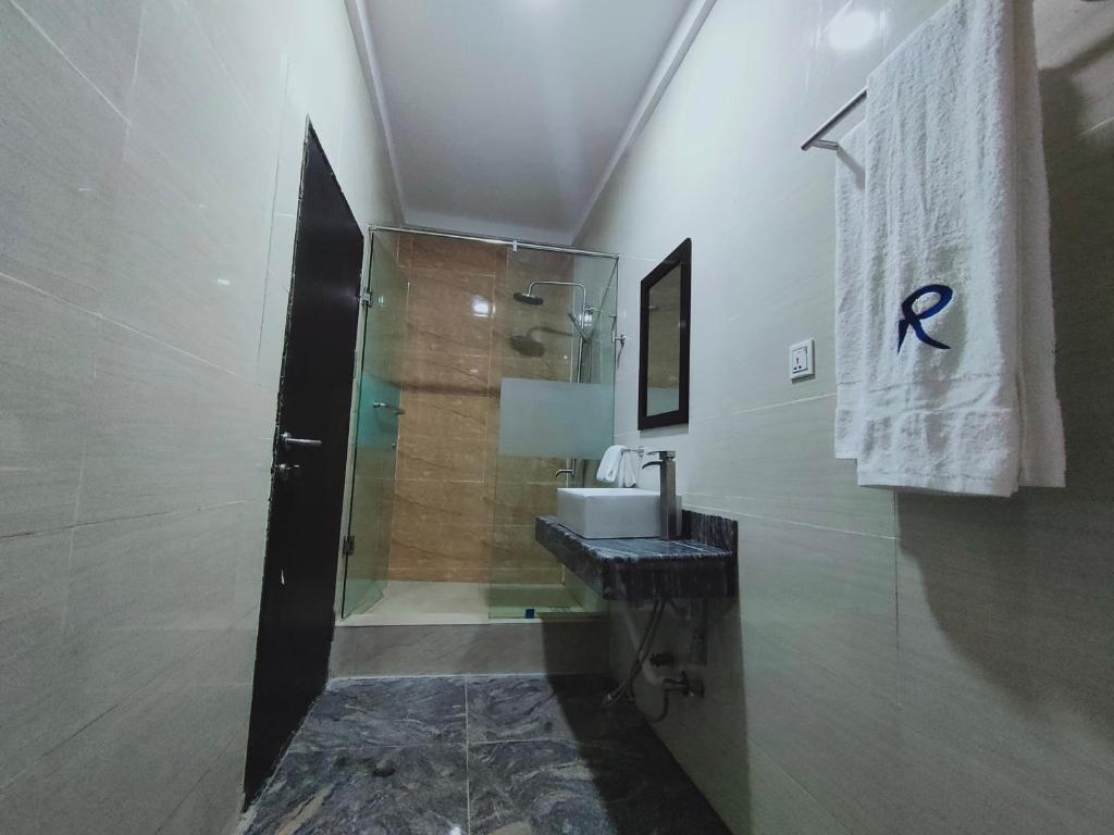 Koupelna v ubytování Residency Hotel Lagos Airport