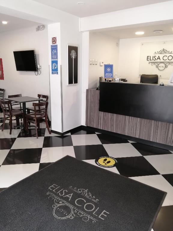TV a/nebo společenská místnost v ubytování Hotel Elisa Cole