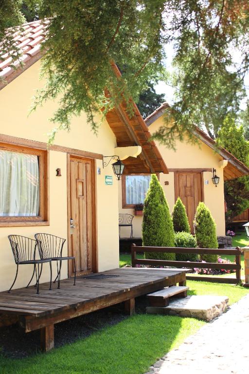Zahrada ubytování Cabañas Sierra Mazamitla