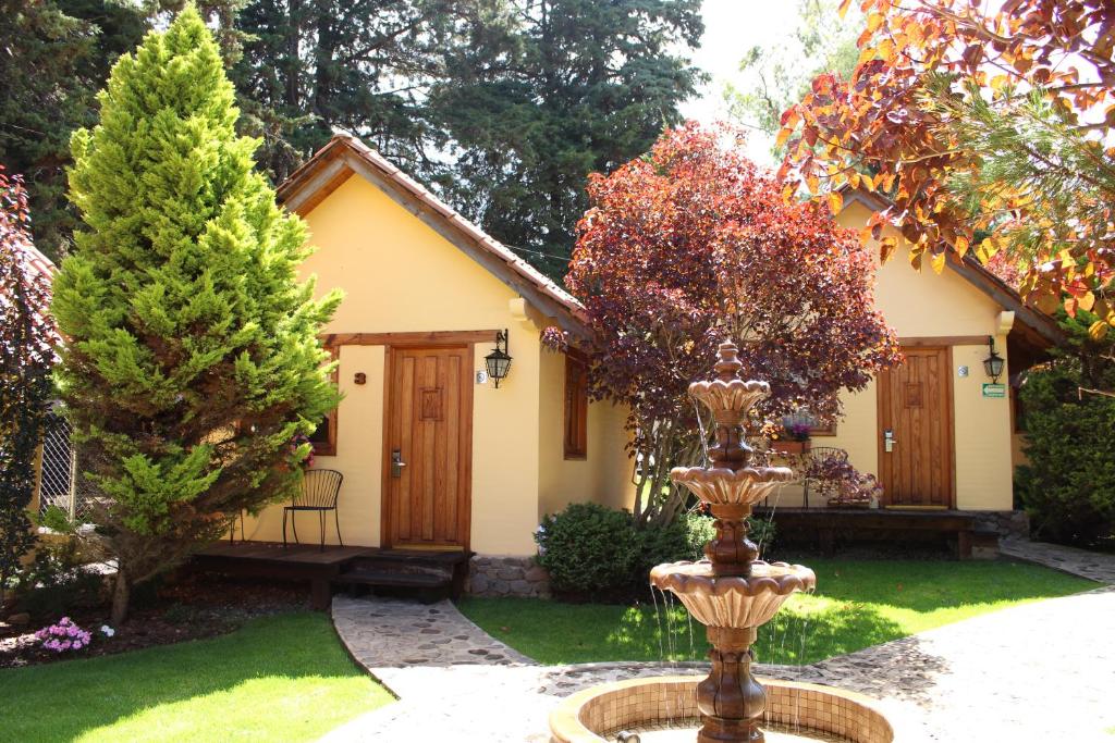 Zahrada ubytování Cabañas Sierra Mazamitla