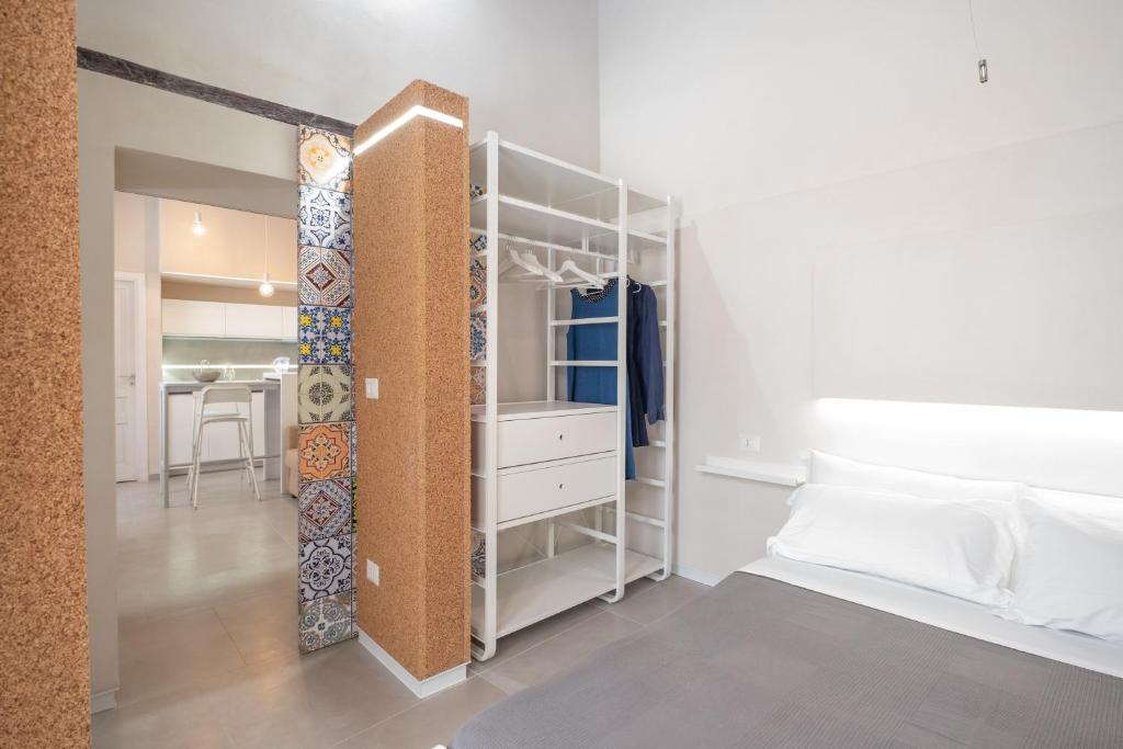 A bed or beds in a room at Casa Berenice