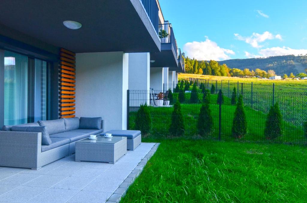 Výhľad na hory alebo výhľad na hory priamo z apartmánu