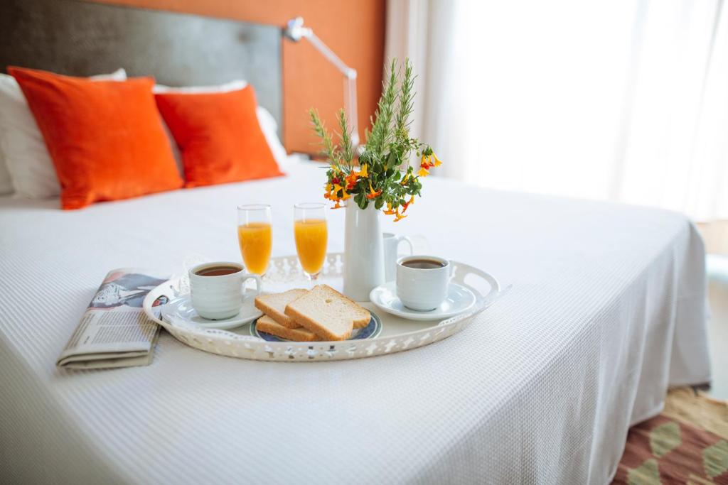Postel nebo postele na pokoji v ubytování Hotel Rural Las Calas
