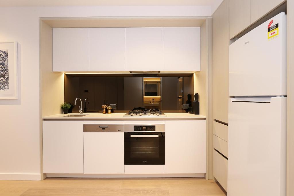 Orange Stay at Melbourne Quarter - Apartamento De Una Habitación Con Vista A La Ciudad