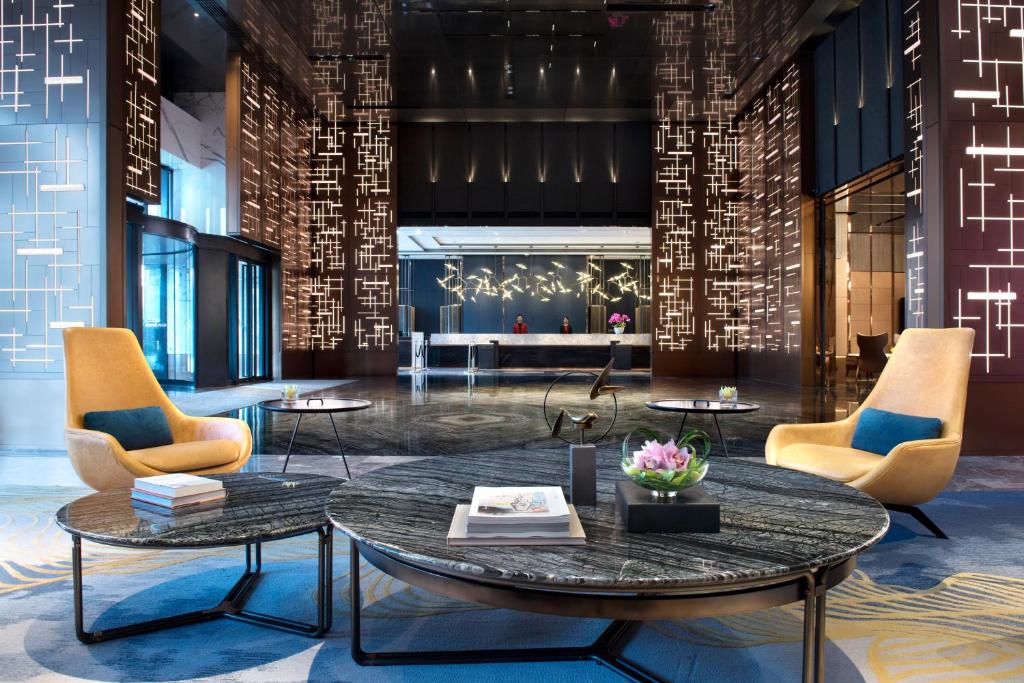 Posezení v ubytování Crowne Plaza Shanghai Pujiang by IHG