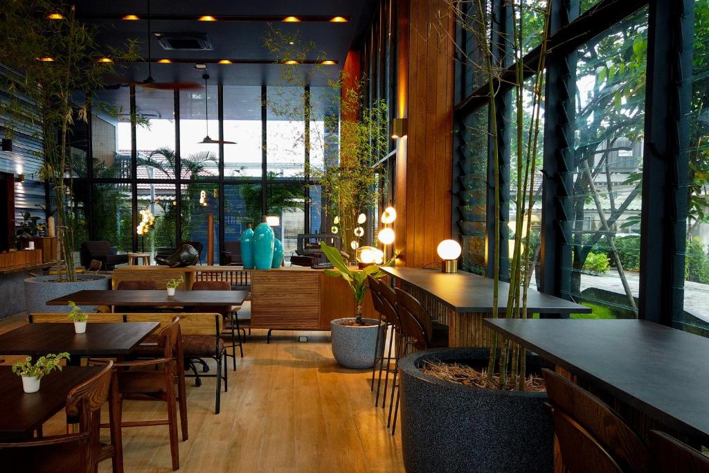 Posezení v ubytování Seamira House Huahin