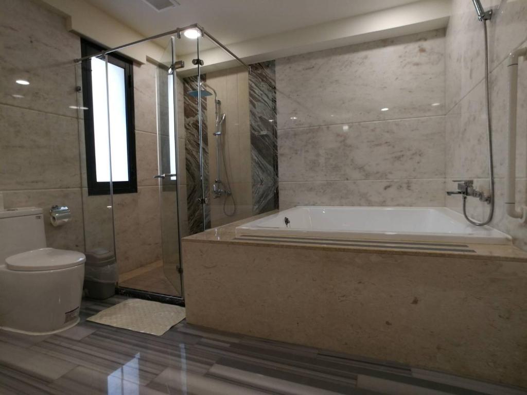 Koupelna v ubytování Michelle hotel