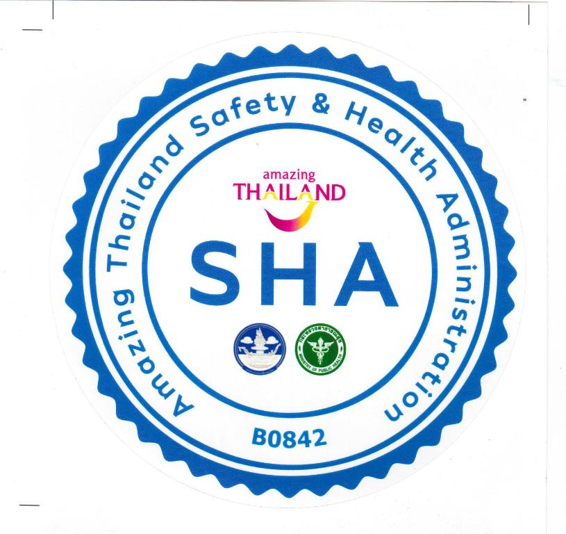 a label for a herbal safety and health sha at Thai Inter Korat Hotel in Nakhon Ratchasima