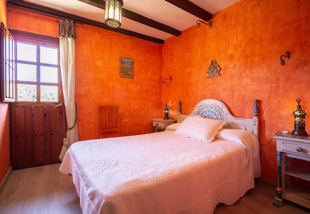 Postel nebo postele na pokoji v ubytování Hotel Rural Calatañazor