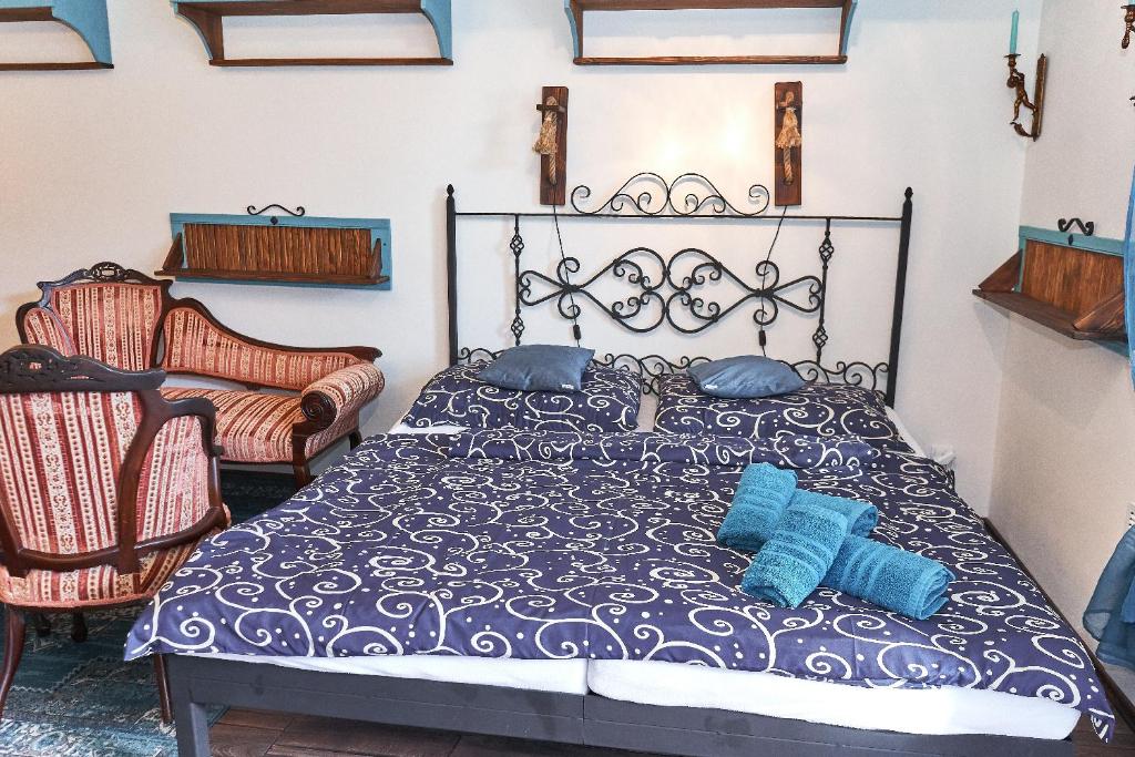 Postel nebo postele na pokoji v ubytování Apartmán MIKU-LOVE