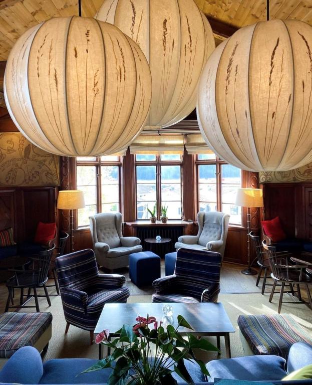 Гостиная зона в Hotel Åregården