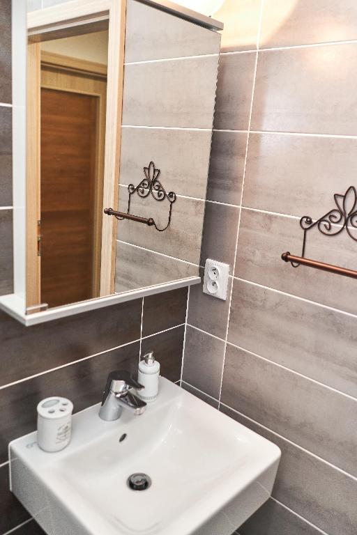 Koupelna v ubytování Apartmán MIKU-LOVE