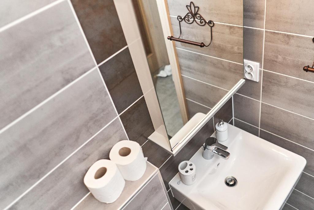 Koupelna v ubytování Apartmán MIKU-LOVE