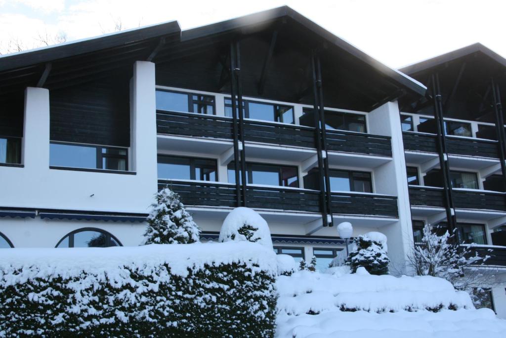 Hotel Schloss Berg v zimě