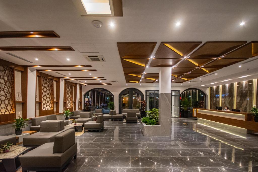 Posezení v ubytování Hotel Prishtina